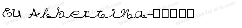EU Albertina字体转换